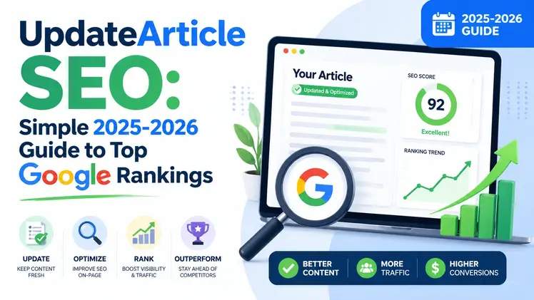 UpdateArticle SEO: Simple 2025-2026 Guide to Top Google Rankings
